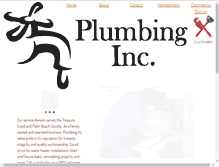 Tablet Screenshot of plumbinginc.com